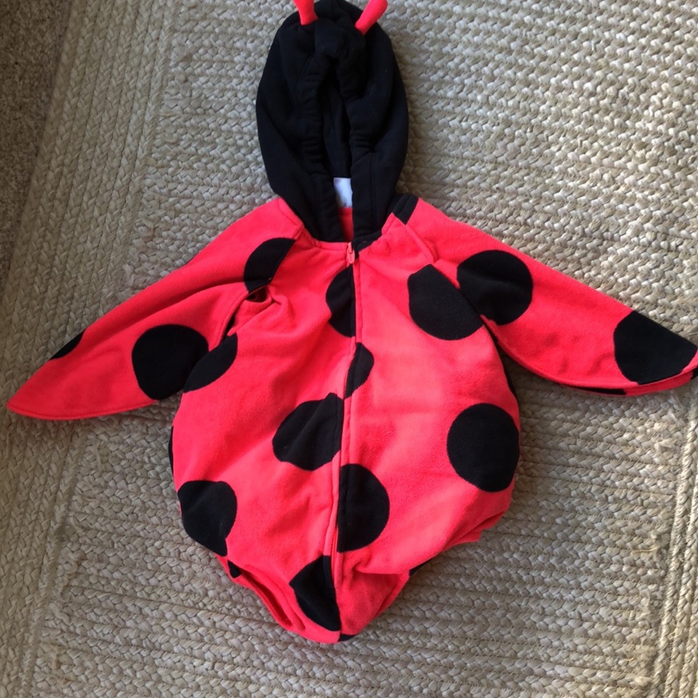 Carter's Red and Black Infant Ladybug Costume - Picture 4 of 9
